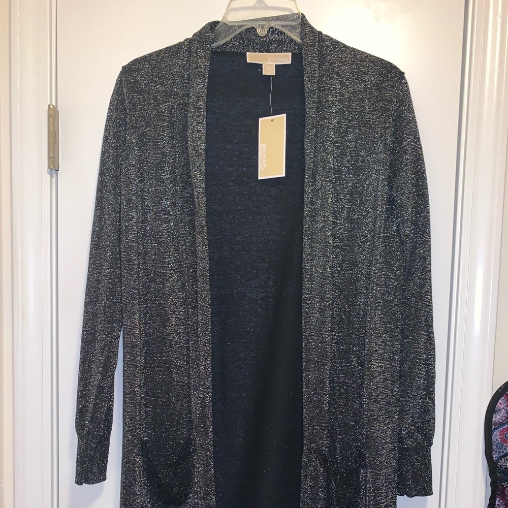 MK silver cardigan
